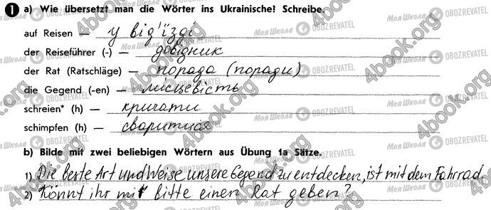 ГДЗ Німецька мова 10 клас сторінка Стр81 Впр1